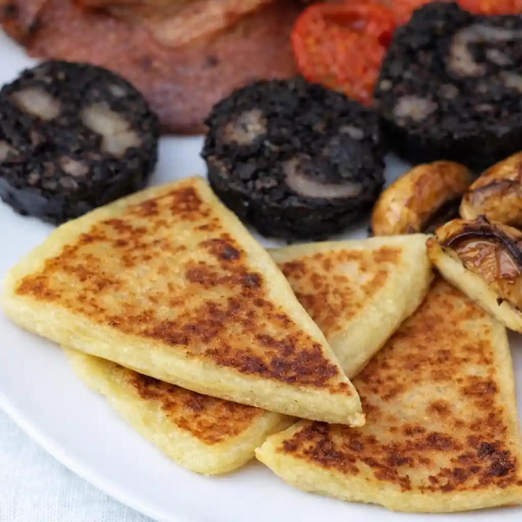 Traditional Irish potato farls family friendly recipe