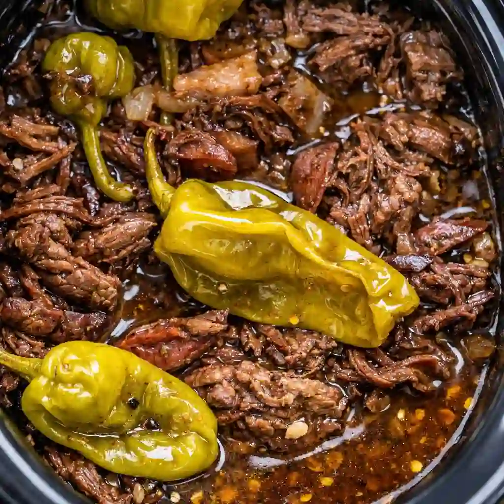 Family-friendly Crockpot Mississippi Pot Roast Recipe served tender