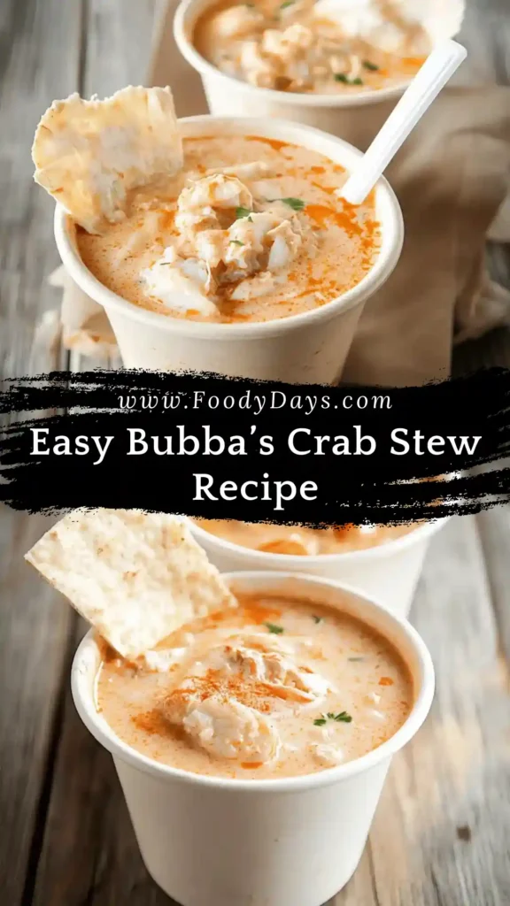 Easy Bubba’s Crab Stew Recipe served warm for a family-friendly seafood dinner