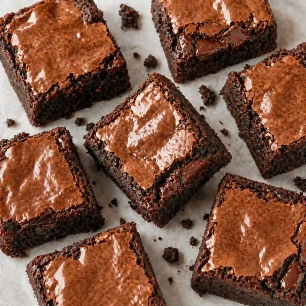 healthy zero sugar brownies with greek yogurt fudgy clean dessert
