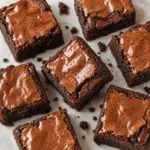 healthy zero sugar brownies with greek yogurt fudgy clean dessert