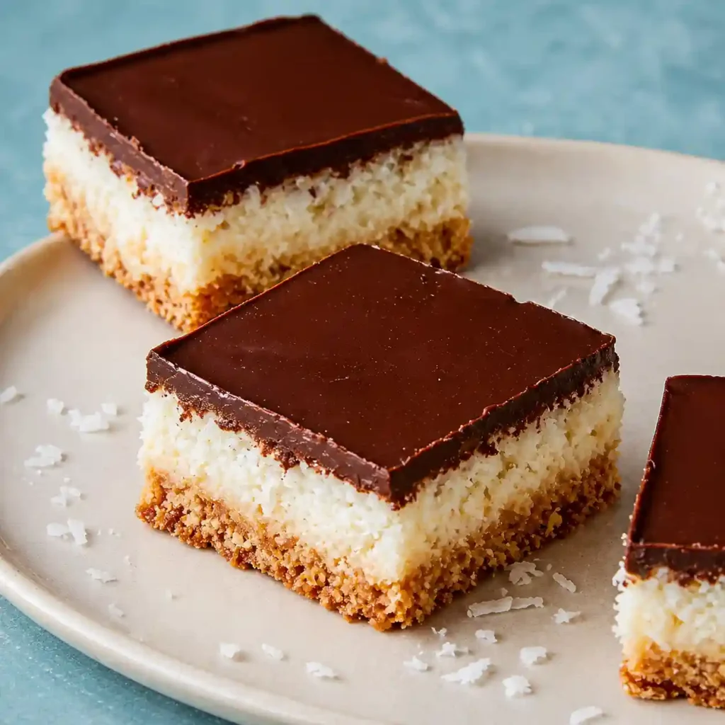 healthy coconut dream bars