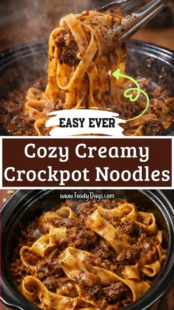 Creamy ribbon noodles with shredded chicken