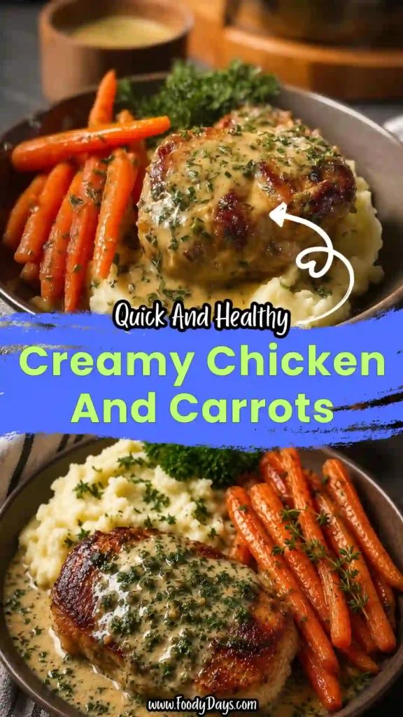 creamy chicken and carrots