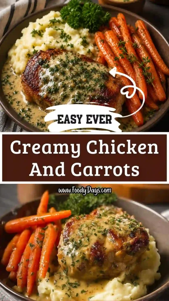 creamy chicken and carrots