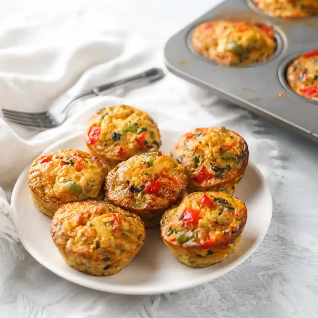 Egg muffin brunch spread