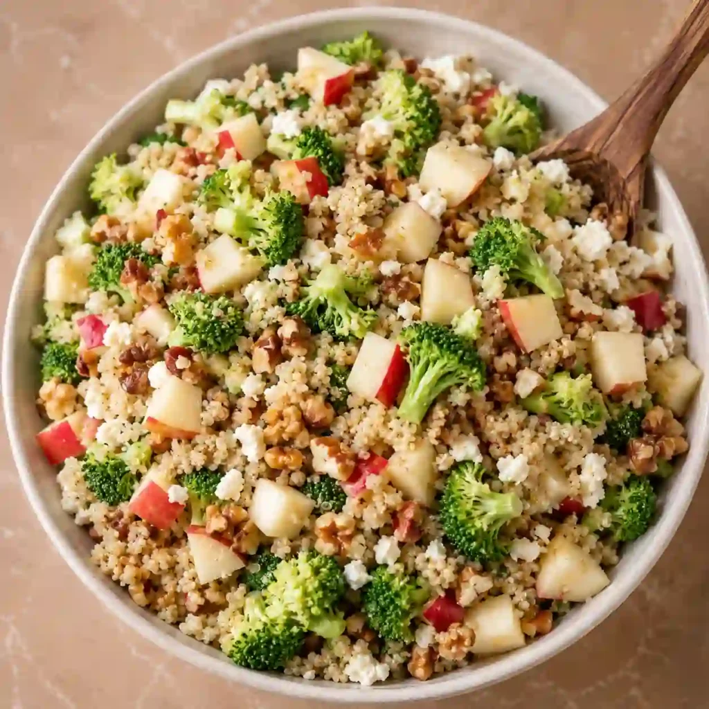 healthy broccoli quinoa salad