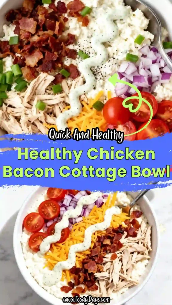 Wellness Chicken Bacon Ranch Cottage Cheese Bowl