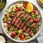 healthy chimichurri steak bowl