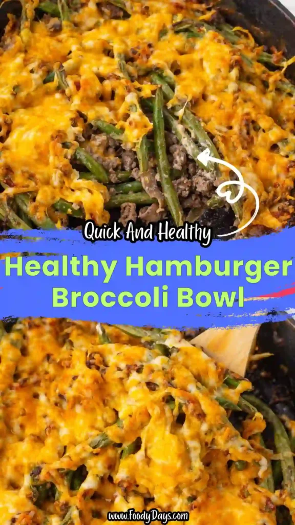 healthy hamburger green bean casserole