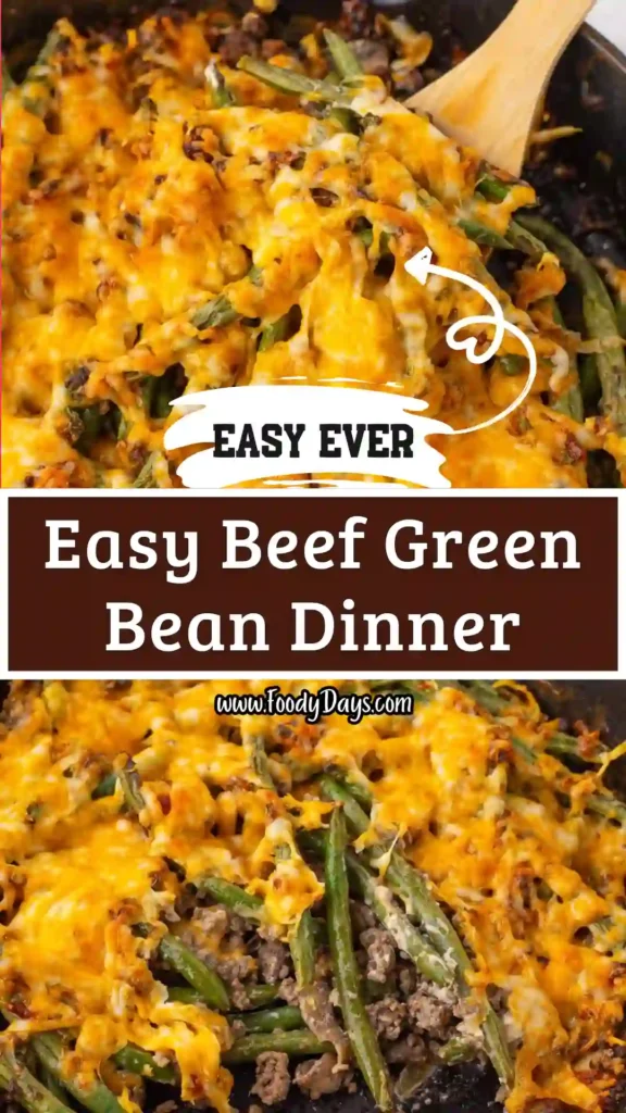 healthy hamburger green bean casserole