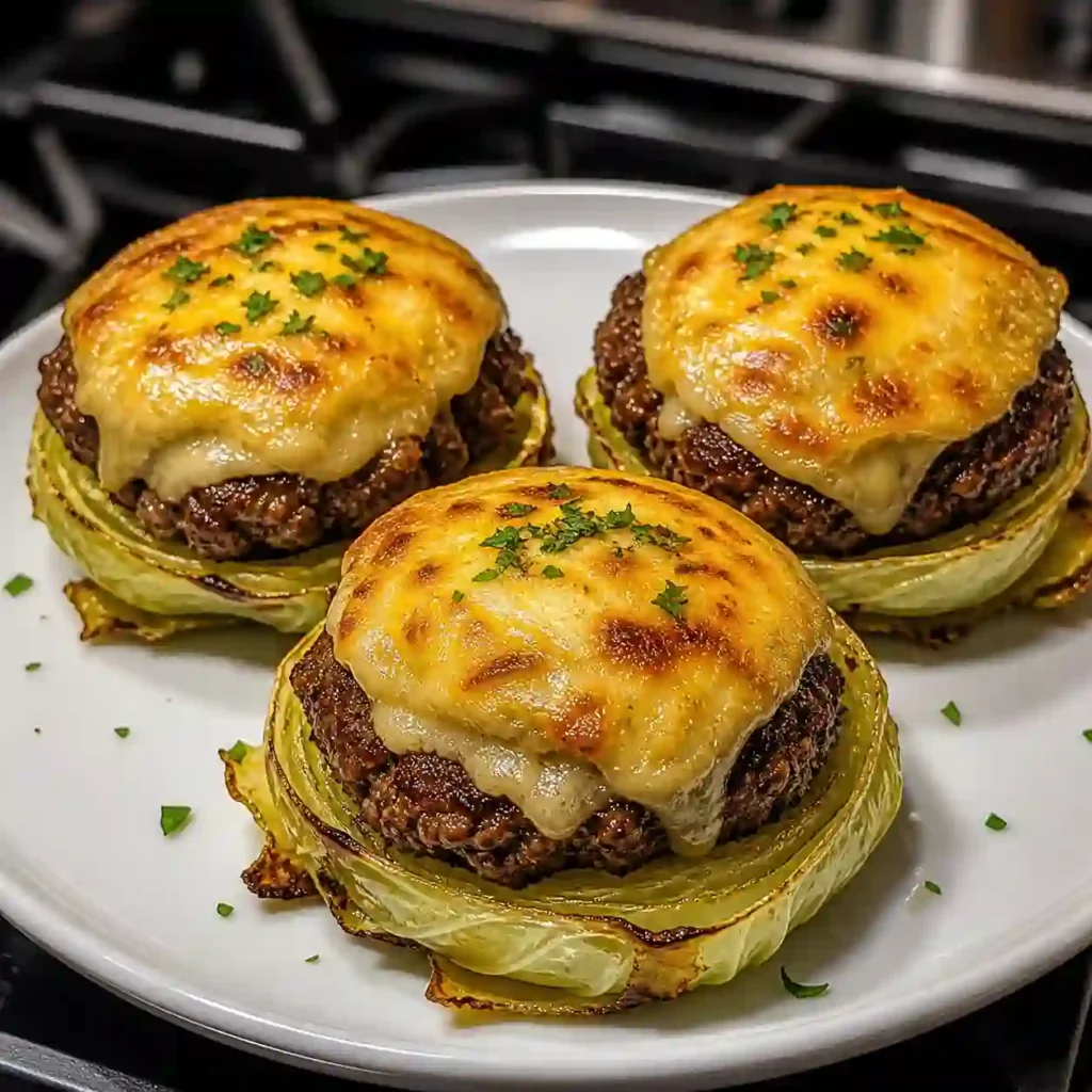 healthy high protein cabbage burgers