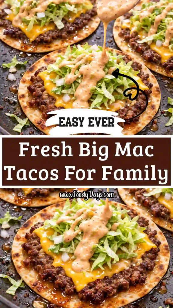 Wellness-inspired Big Mac Tacos