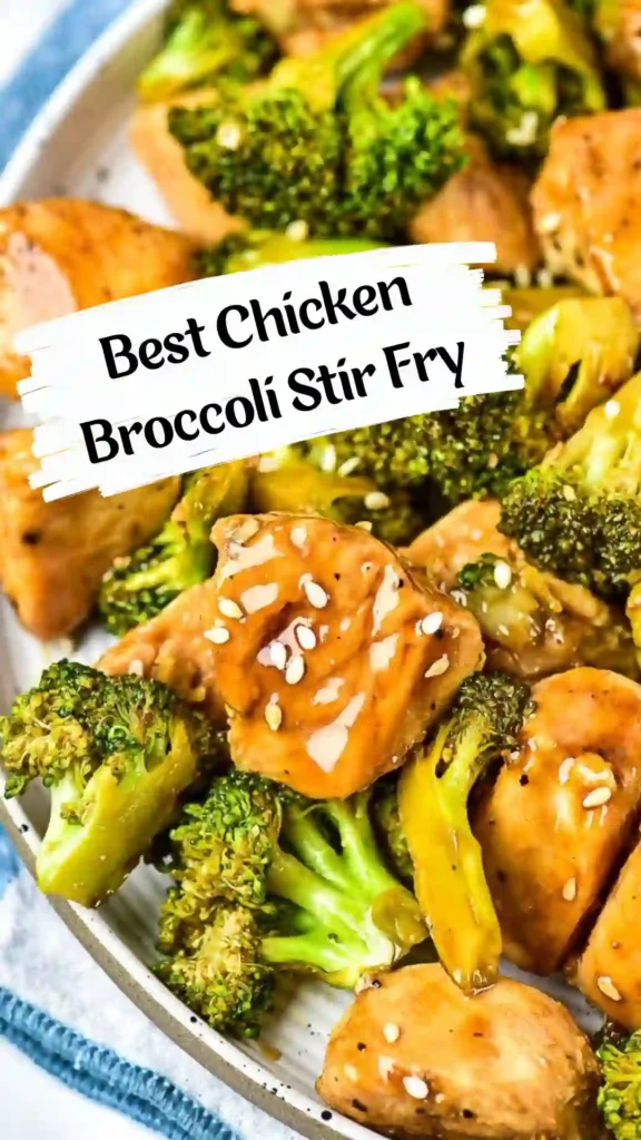 Chicken Broccoli Stir Fry seasonal dinner